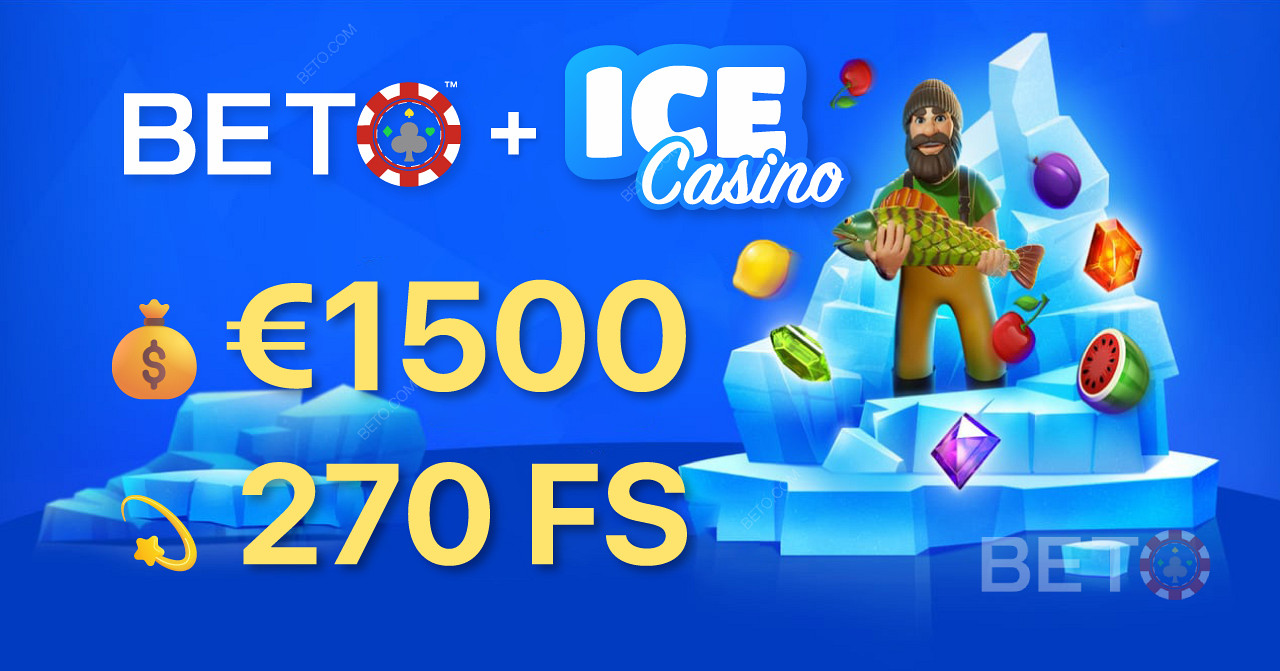 ICE Casino tarjoaa yhden suurimmista tervetuliaispaketeista uusille pelaajille!