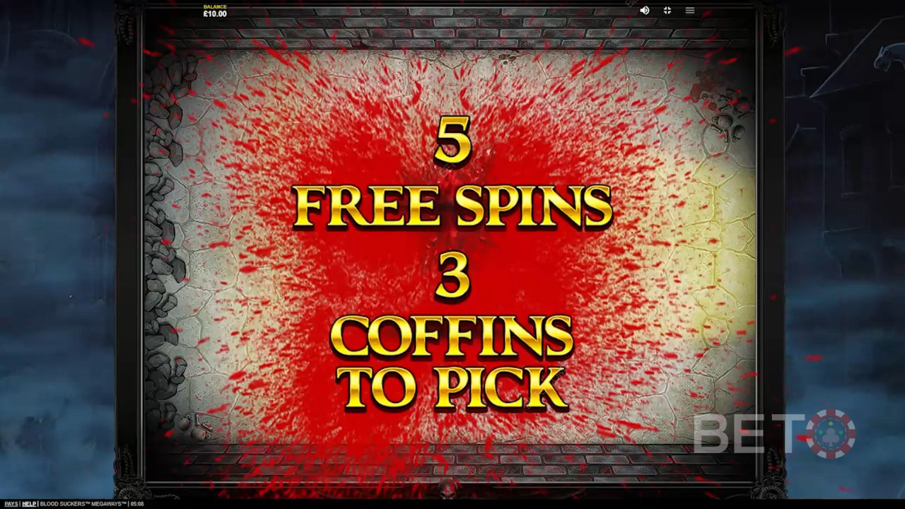 Bonusominaisuudet selitetty Blood Suckers Megaways by Red Tiger