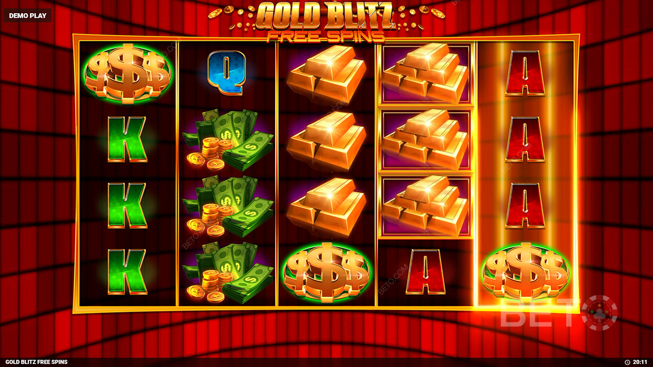 Gold Blitz ilmaiskierrokset arvostelu BETO Slotsilta