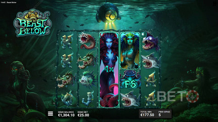 Beast Below -kolikkopeli - Ilmainen pelaaminen ja arvostelut (2024)