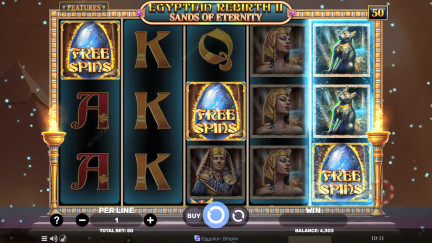 Egyptian Rebirth 2 - Sands of Eternity -kolikkopeli - Ilmainen pelaaminen ja arvostelut (2025)