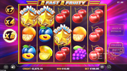 2 Fast 2 Fruity -kolikkopeli - Ilmainen pelaaminen ja arvostelut (2025)