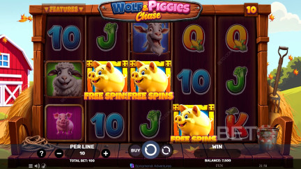 Wolf & Piggies Chase -kolikkopeli - Ilmainen pelaaminen ja arvostelut (2026)