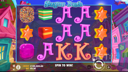 Sugar Rush 2015 -kolikkopeli - Ilmainen pelaaminen ja arvostelut (2023)