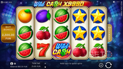 Wild Cash x9990 -kolikkopeli - Ilmainen pelaaminen ja arvostelut (2023)